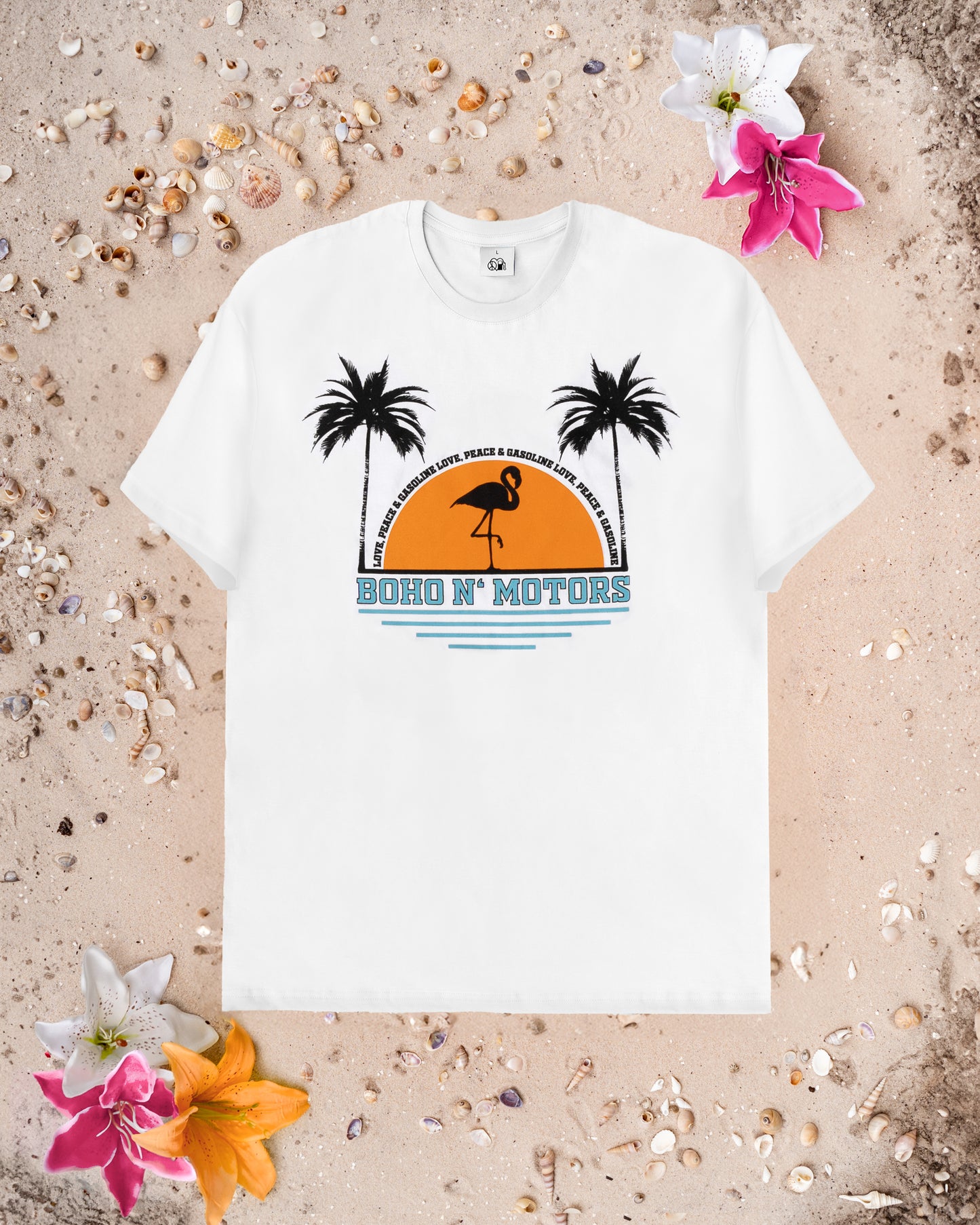 T-shirt mit Sundown Print